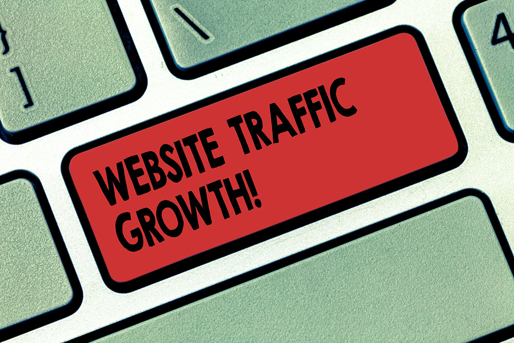 Organic web traffic services