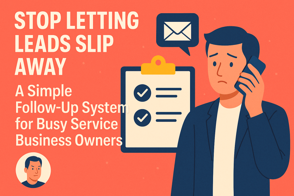 Stop Letting Leads Slip Away: A Simple Follow-Up System for Busy Service Business Owners