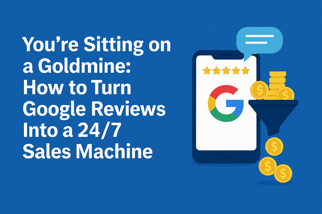 You’re Sitting on a Goldmine: How to Turn Google Reviews Into a 24/7 Sales Machine