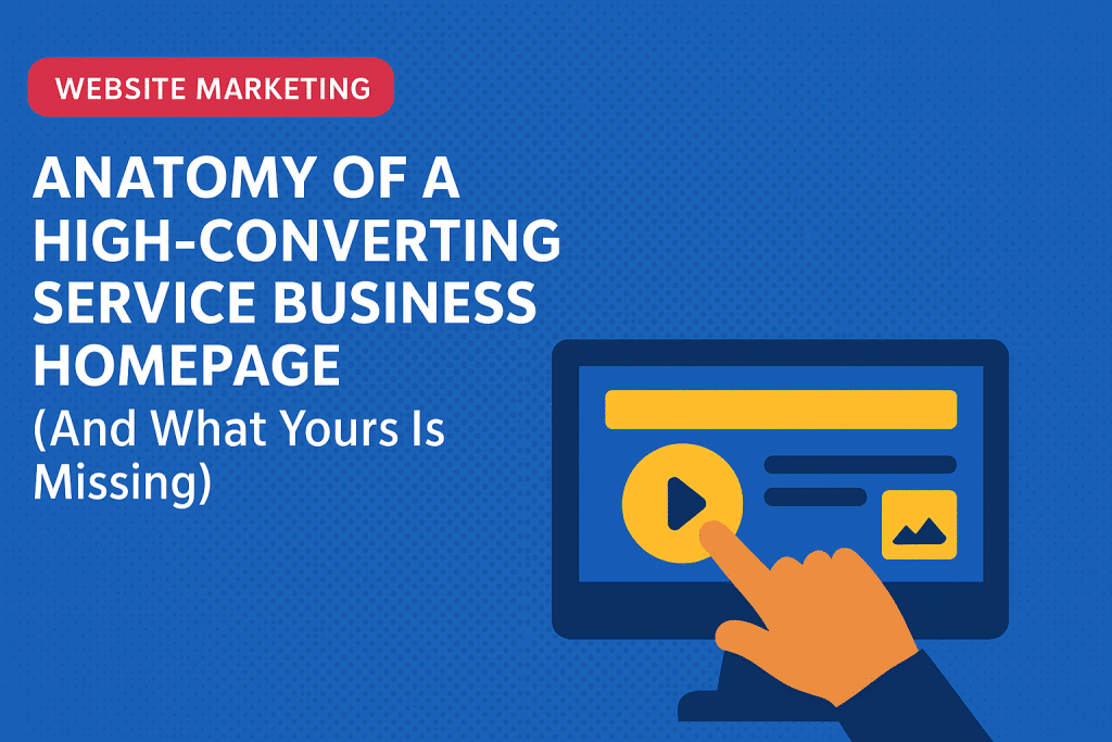 Anatomy of a High-Converting Service Business Homepage (And What Yours Is Missing)