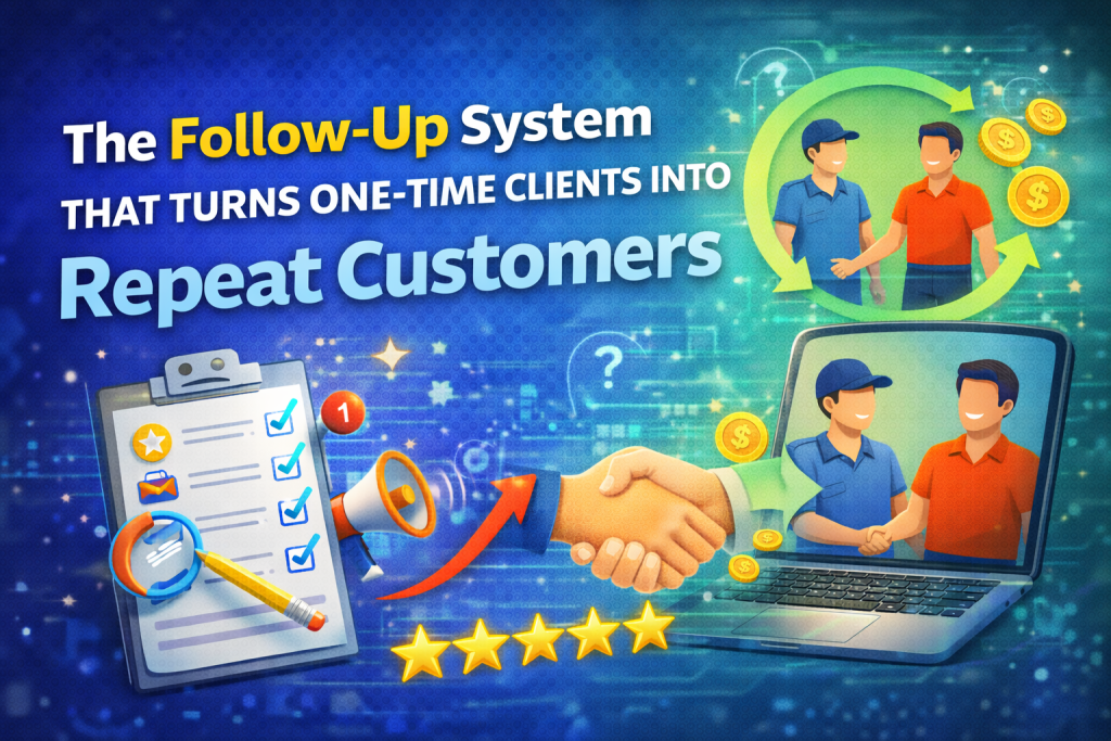 The Follow-Up System That Turns One-Time Clients Into Repeat Customers