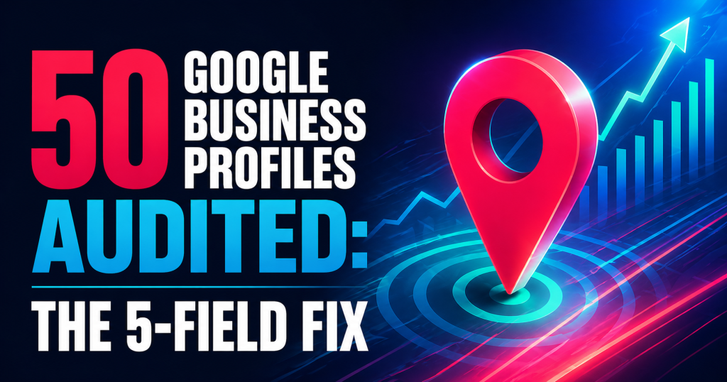 50 Google Business Profiles Audited: The 5-Field Fix
