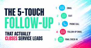 The 5-Touch Follow-Up That Actually Closes Service Leads