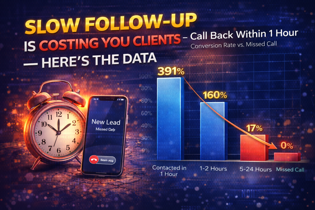 Slow Follow-Up Is Costing You Clients — Here's the Data